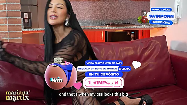 Casting a Colombian with a big ass by an Argentinian with a 24 cm cock - Mariana Martix & Cofla24cm