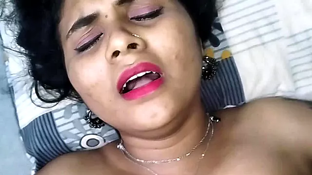Close angles of a busty Indian MILF getting licked