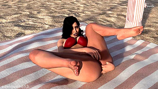 Uber-sexy Neha Bhabhi gets playful and satisfying on the beach