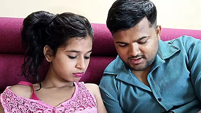 Indian MILF Cheats with Old Neighbor - Fingering, Footjob, and Cum in Mouth