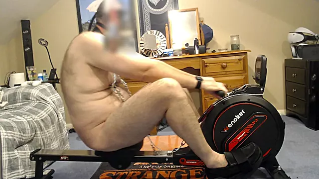 Self Bondage Breath Play and Spanking