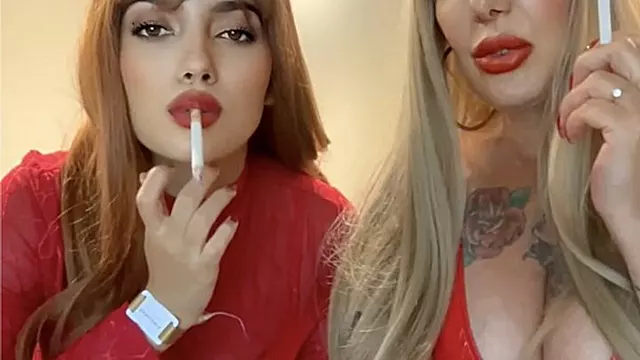 Blondinen Rauchen, Rauchen Alte