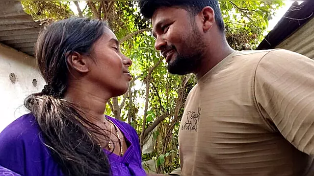 Indian Bhabhi Fucks Neighbor Boy in Outdoor Doggy Style - Big Ass, Tight Pussy, Big Natural Tits