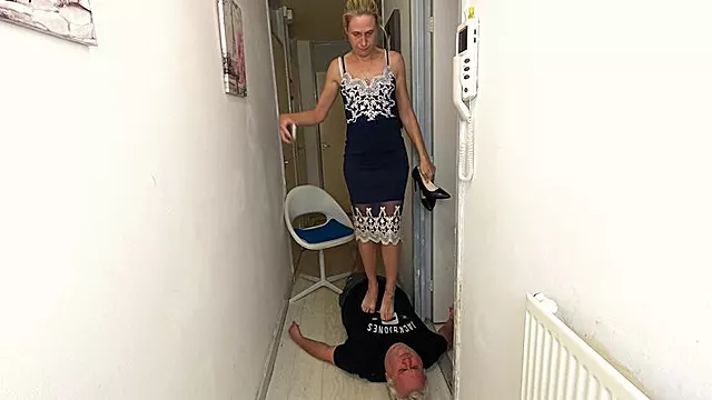 Danielle Trampling Bare Foot & Heels 2