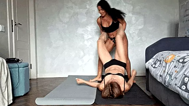 Boston crab submission hold with a camel clutch 7 W