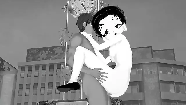 Mama Hentai, Klasyka Black, Czarna I Biała, Klasyka, Retro Animacja, Mama Sama Domu, Animowane