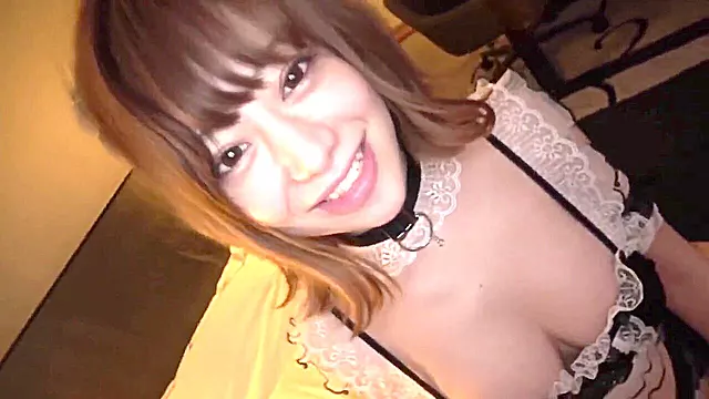 Super cute cafe clerk Nozomi Arimura shows off her beautiful butt and gets creampied
