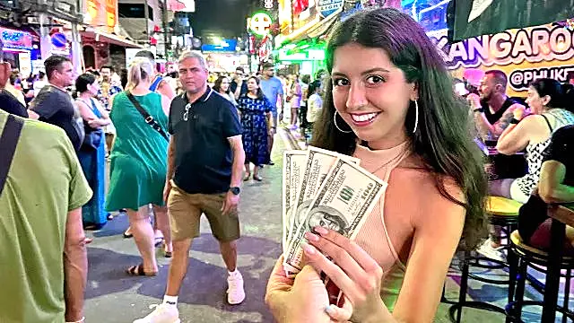 Picked Up a Prostitute on the Street and Fucked Her in all Holes, Cum on Her ...