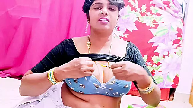 Desi Telugu Housewife Cheats on Husband with Brother - Dirty Talk Threesome Fuck