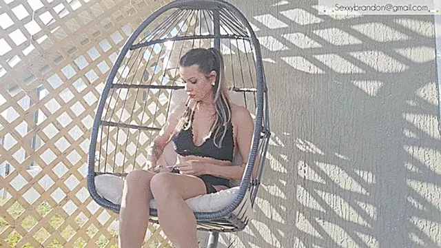 Goddess Brandon enjoys a Smoke