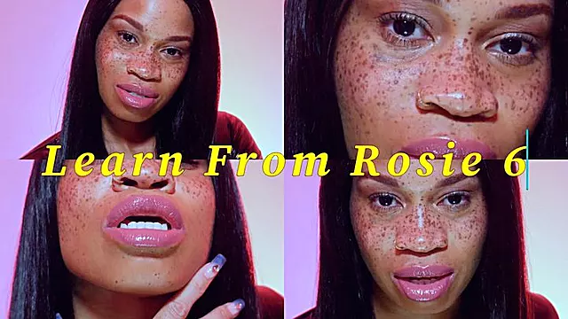 Learn From Rosie 6- Ebony Femdom Goddess Rosie Reed Mesmerize Slave Training Addiction Domination- 1080p HD