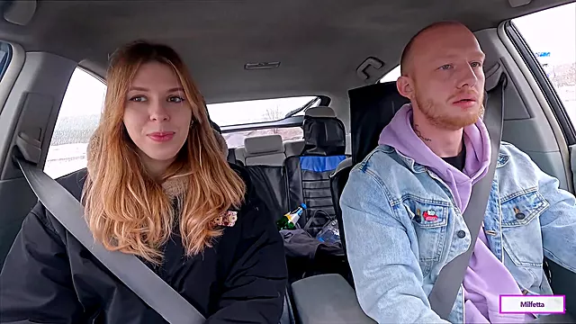 A Village Hitchhiker Girl Pays For His Fare In Kind