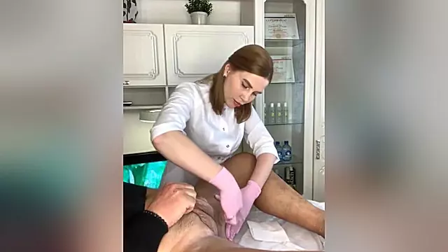 Depilation Of A Member With A Piercing!