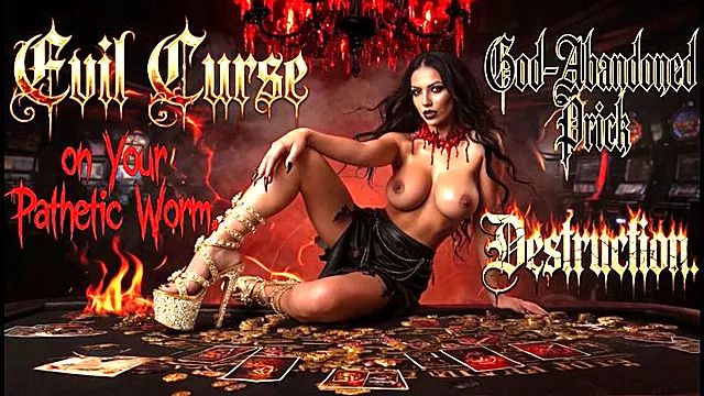 Evil Curse on Your Pathetic Worm. God-Abandoned Prick Destruction