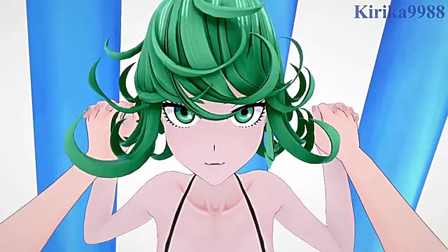 Tatsumaki and I have intense sex on the beach. - One-Punch Man Hentai