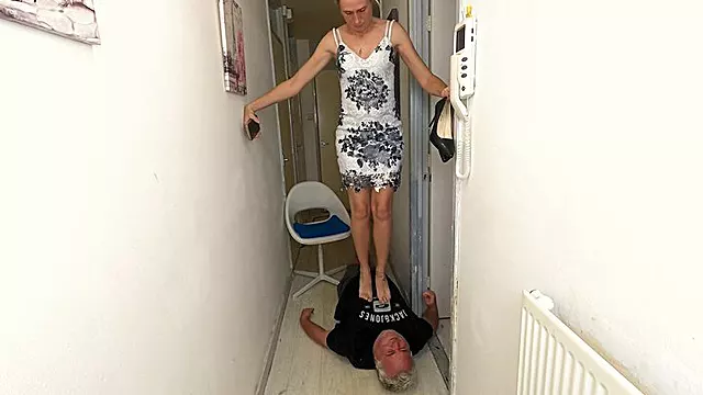 Danielle Trampling Bare Foot & Heels 3