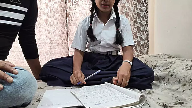 Indian virgin schoolgirl first time sex with teacher - Mumbai Ashu hardcore fuck in kitchen