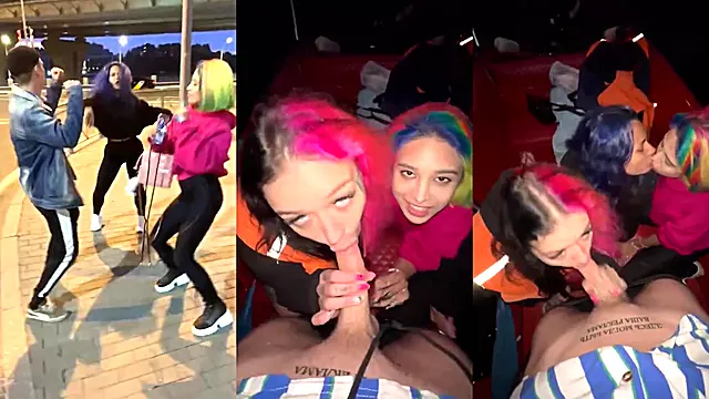 Girls shocked guy and sucked him off on boat deepthroat cumshot