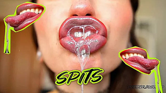 Schönheit, Heisse Küsse, Mund Entsaften, Im Mund Kommen, Femdom Nettle, Zungenfetisch, Mund, Küssen