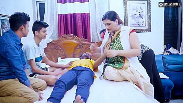 Sexy Hot Female Doctor With All Patients Or Group Sex - Indian