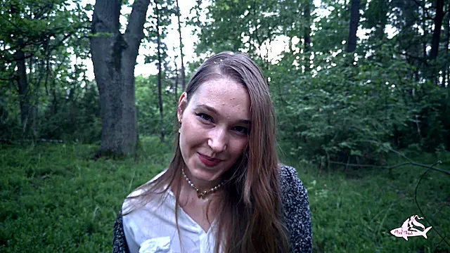 Gave a lot of sperm to a beautiful nymphomaniac in the forest (part 2)