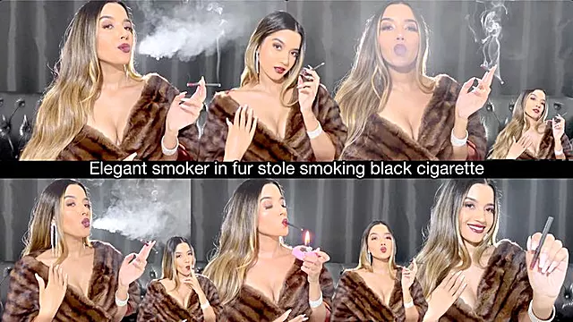 Capelli Neri, Capelli Lunghi Neri, Fumare Black, Fuma Sigaretta, Capelli Lunghi, Labbra Lunghe