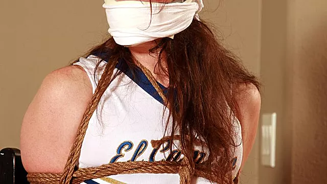 Bratty Annoying Cheerleader Fiona Murphy Tightly Bound, Gagged, & Cheer Tied RE ENCODE 2025 *NEW PREVIEW*