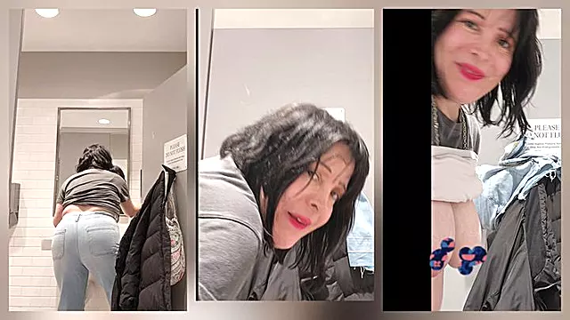 Public Restroom Pee and Feed Plus A Quick Change Of Chocolate Soiled Panties