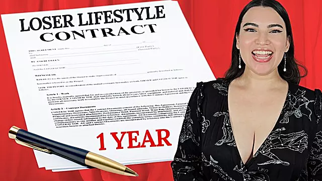 GET WORSE LOSER CONTRACT - Real 1 Year Loser Reprogramming Guidance with Countess Wednesday - Humiliation, Sexual Rejection, Loser Porn, Mental Domination MP4 1080p