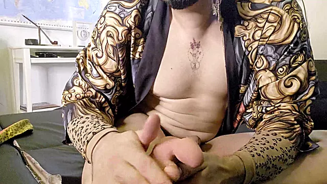 Persian Femboy Has Foot Fetish and Cums in His Shoes with Dildo