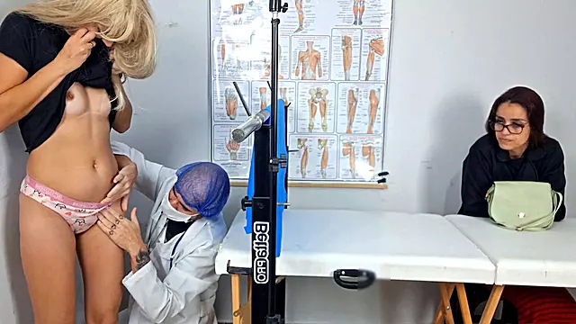 Gyno exam, doctor examination, madrasta gostosa