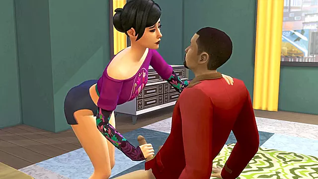 Creampie, manga porn, sims 4