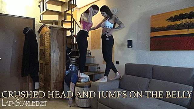 LADY SCARLET - CRUSHED HEAD AND JUMPS ON THE BELLY HD