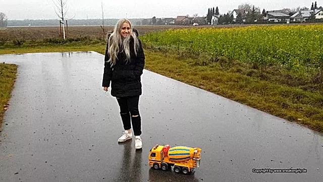 toy car crush in adidas dragon sneakers