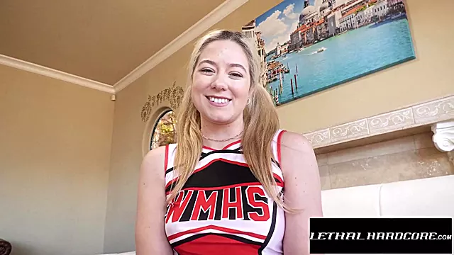 LethalHardcore - Cheerleader Hottie Blonde Loves Getting Fucked