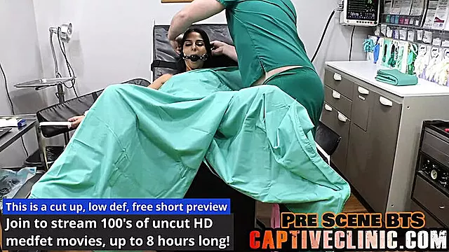 Misty Addams Gets Dominated by Doctor in Latex Gloves - Medical Fetish BDSM