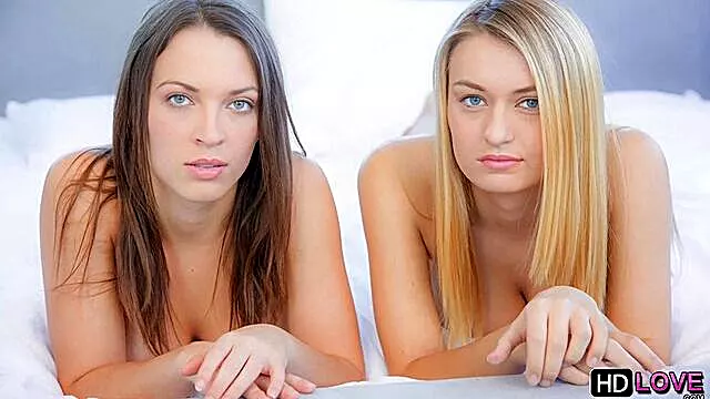 Irresistible Lily and Natalia's double blowjob xxx
