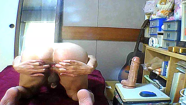 Masturbate My Anus with a Big Daed. Look at My Anus Too!