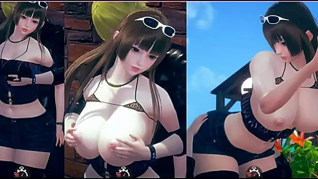 Cute AI Shojo With Big Tits Gives Amazing Blowjob & Handjob On Uninhabited Island