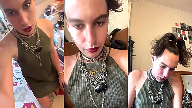 Cute Tgirl Smokes Bong Teases Feet Then Gushes Cum pt1