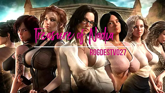 Nadia's Treasure Group Sex Adventure with 3D Anime Girls