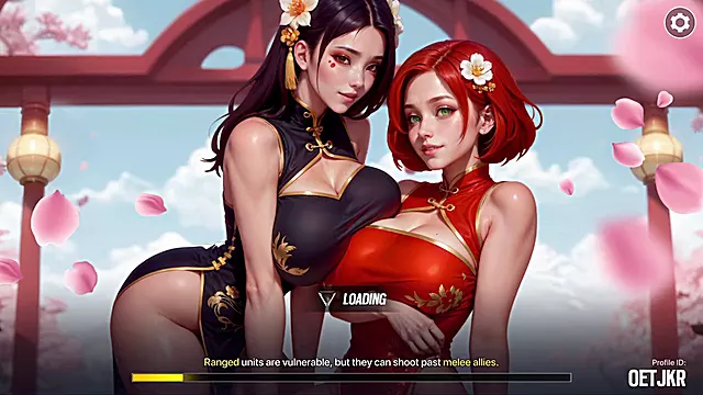 Animated hottie gets down and dirty in a wild cartoon adventure