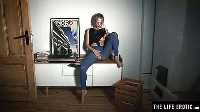 Babe Fotze, Blonde Hart Gefickt, Erotik, Weiblicher Orgasmus Gesicht, Frauen Masturbieren Solo