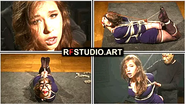 Patty in Ropes - Strict Hogtie, Ballgag Harness and Embarrassing Nosehook (UHD 4K MP4)