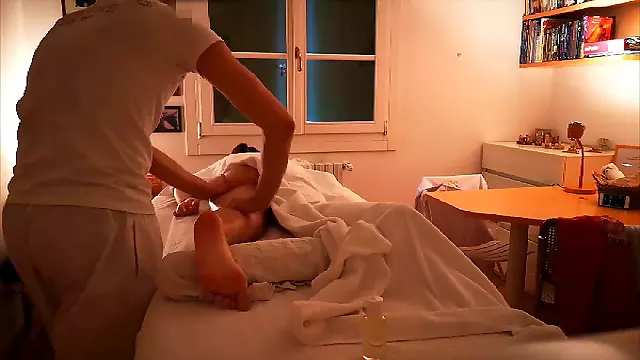 Couple swap massage, massage hidden, recent