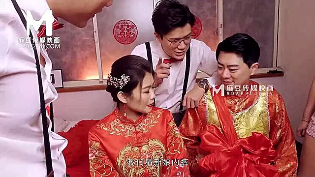 Asian Model Media: Lewd Wedding - Liang Yun Fei, MD-0232 - Original HD Porn with Cumshot & Oral