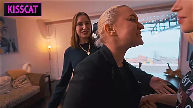 S3E6: Step mom Shares bed with new Wife and Step daughter while Step son fuck them till cum inside