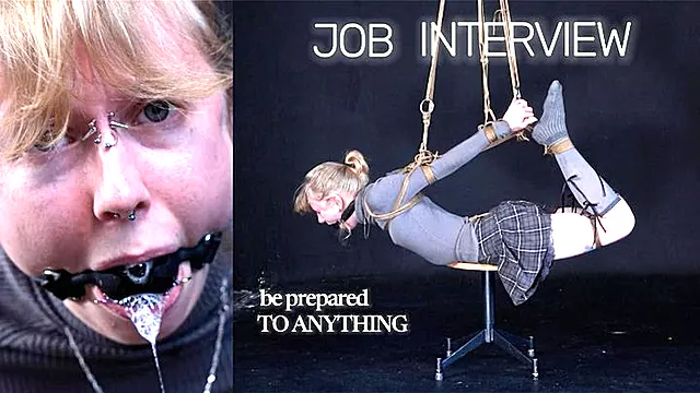 BONDAGE JOB INTERVIEW: LEARN TO SAVORY THE STRAIN! (FHD)