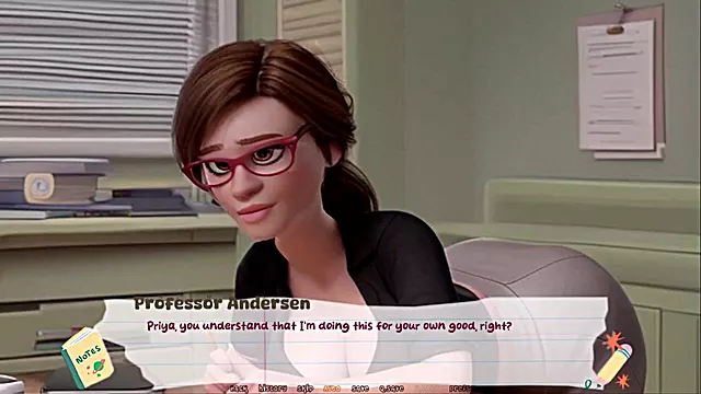 Marium wrecks Priya in animated hentai milf gameplay with her big dick