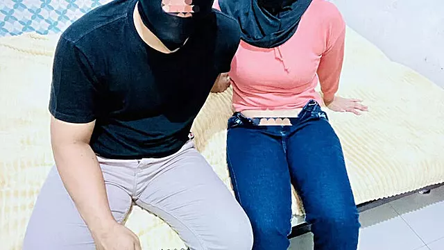 Indonesian Hijab Teen Nadalyne Fucked Rough By Friend After Work - Big Natural Tits Creampie Homemade